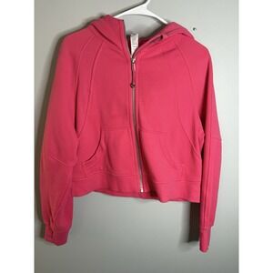 Lululemon Scuba Oversized Full Zip Hoodie Pink XS/S Women's Sweatshirt